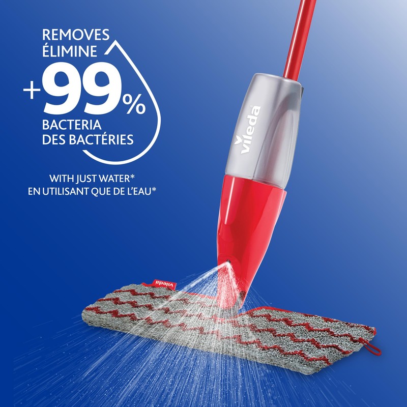 Vileda ProMist MAX Microfibre Scrub Pad Mop Head (1 Pack)