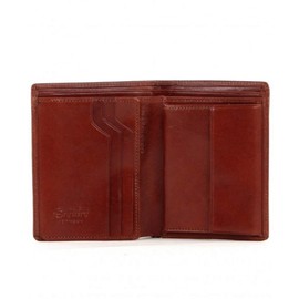 Esquire Toscana Leather Wallet 9 cm, brown