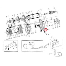 Smittybilt 97215-20 Motor Base For XRC-15 Winch