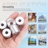 TOP-VIGOR 6Pcs M5 Aluminum Spacer, 5.2mm ID x 10mm OD