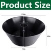 EBaokuup Umbrella Planters - Half Circle Planter Pots with Umbrella