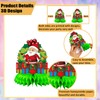 9 PCS Christmas Party Table Decorations, LMSHOWOWO Novelty Christmas Honeycomb