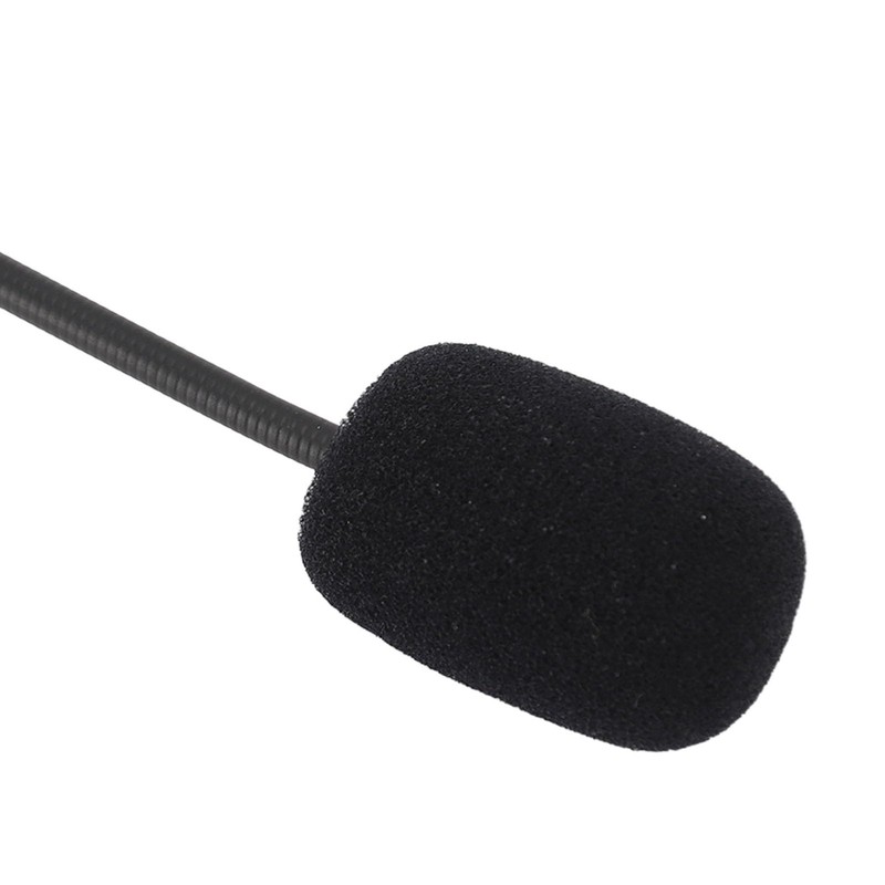 Detachable Headphone Mic, Bendable Noise Cancelling Plug and Play 360