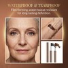 2 PCS Mascara for Older Women, Brown and Black Volume