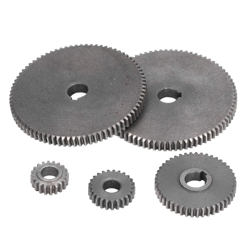 5pcs Lathe Gear Metal Mini T80-T45-T25-T20 Accessory Replacement Kit Kit
