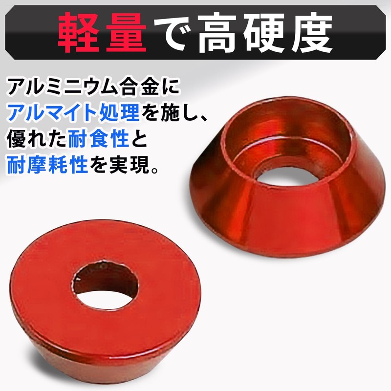 UB-Lab. 20 Pcs M3 Color Washers Black Inner Diameter 3.1mm
