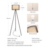 KDG Modern Floor Lamp - Tall Tripod Lamp for Living