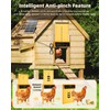 2025 Upgrade 7W Solar Power Chicken Door, Pet Deluxe Automatic