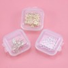 YILANJIN 12PCS Plastic Storage Cases Small Bead Organizers Clear Small