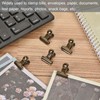 MECCANIXITY Metal Hinge Clip 22mm Small Binder Clamps for Paper
