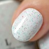 ILNP Christmas Cookie - Creamy White Speckled Nail Polish, Chip