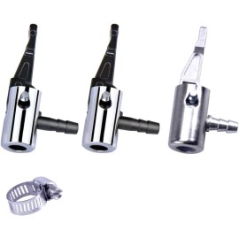 LUMITECO (QTY 3) 1/4" Lock on air Chuck,Mini air Compressor Portable tire inflator tire