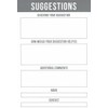 MCB Suggestion Cards for Home and Office 100 Count Suggestion