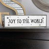 Christmas Wood Signs (Medium - Wood And Metal, Joy To