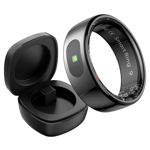 Yeforu Smart Ring Men Women Fitness Ring with Touch Button