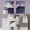 Set De Pinturas De Figuras Geometricas Canvas 3pz De 65x43cm