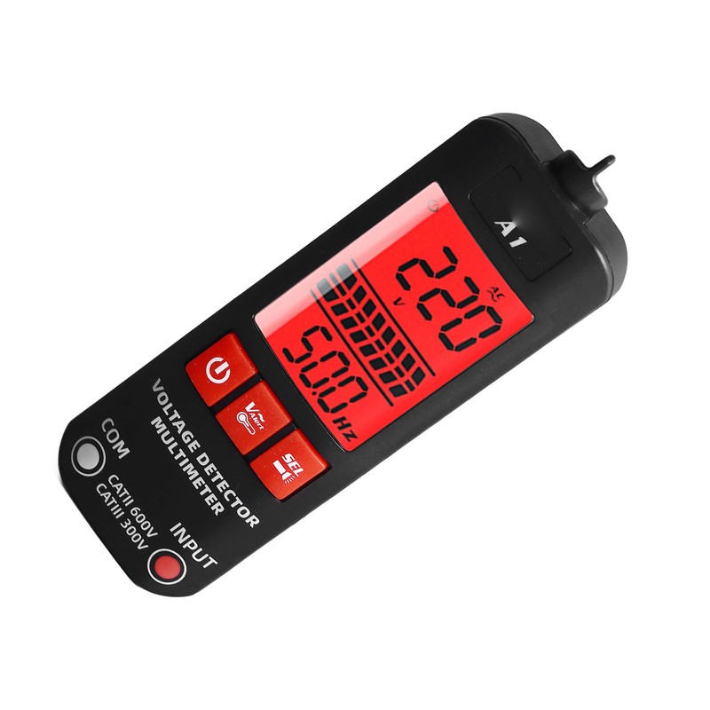 Digital Multimeter 2 Modes Voltage Detector Frequency Tester Measurement Tool