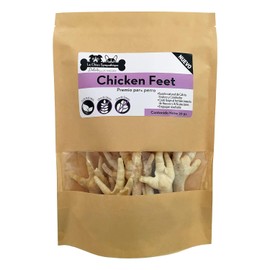 Premio Natural para Perro Patas de Pollo Deshidratadas 20 pz