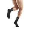 CEP Ultralight Mid Cut Socks, Black/Grey, Men, MD