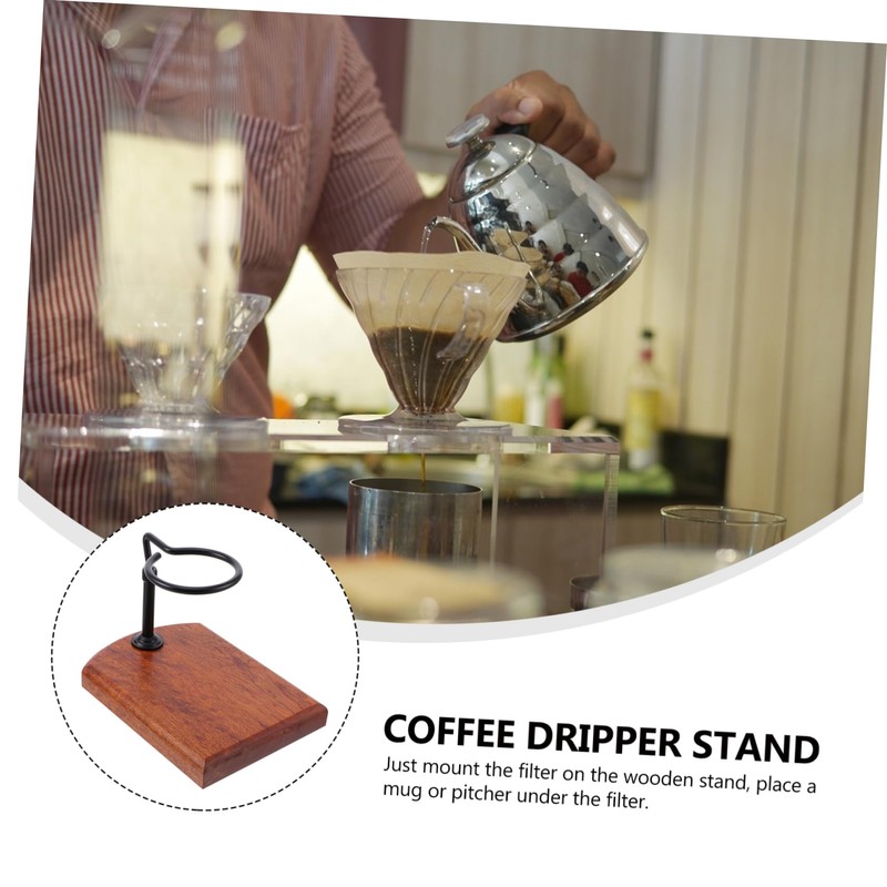 SHINEOFI 1pc Hand Coffee Filter Dripper Rack with Base Detachable