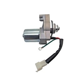 KDSG 3-Bolt 12 Tooth Top Mount Starter Motor with Cable for 50cc 90cc Kazuma Meerkat, Kayo Fox 70 ATVs Quads Go Karts, Short CASE