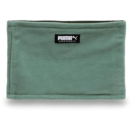 PUMA Neck Warmer Scarf Reversible Fleece Neck Warmer 054088 Unisex Adult, 23 Fall/Winter Colors Eucalyptus / Mirtle / Yellow Cizle (08)
