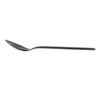 Argon Tableware Stainless Steel Dessert Spoons - 20cm - Black