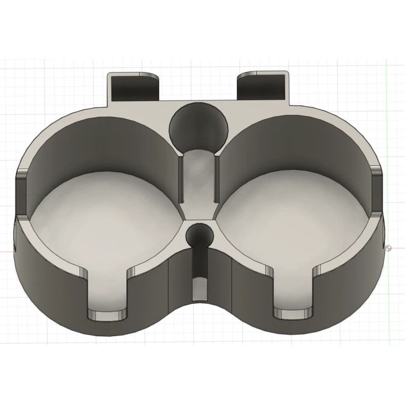 3DEXCEL Large Cup Holder for Land Cruiser FJ80 FZJ80 '91