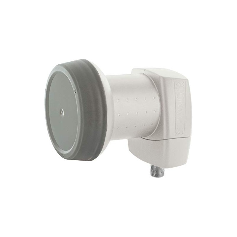 Schwaiger Single LNB for Satellite Einteilnehmeranlagen Light Grey