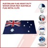 Australian Flag Heavy Duty Woven Spun Poly Australia Flag Metal