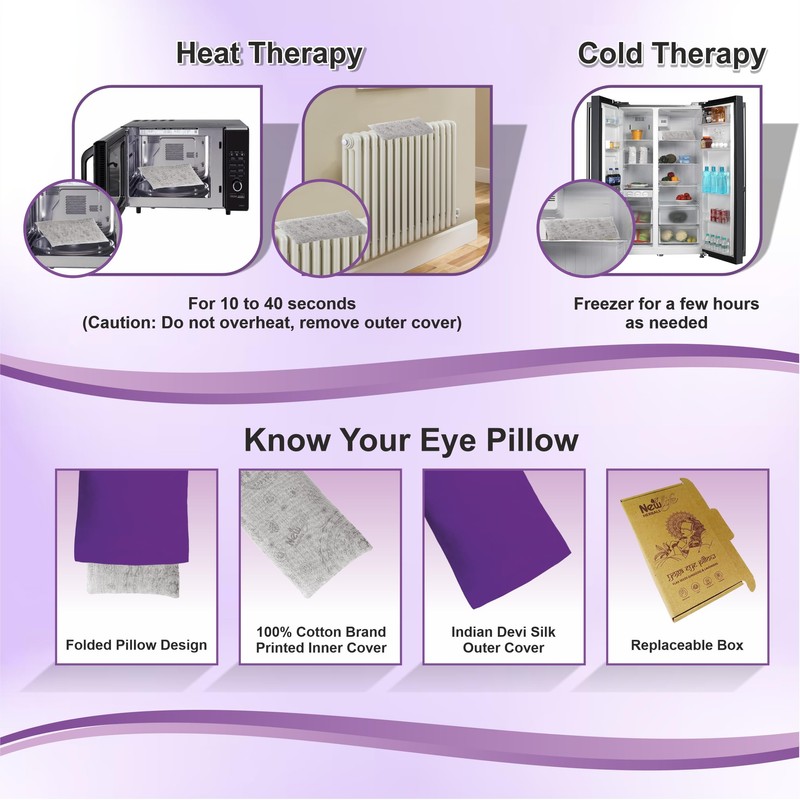 New Life Herbals – 2x Combo Pack Yoga Eye Pillow