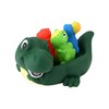 Dinosaur Bath Toy: 4-Piece Dinosaur Bath Toy with T-Rex Mother