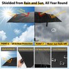 Jexmigo Large Windproof Umbrella – Compact Travel Umbrella with Auto