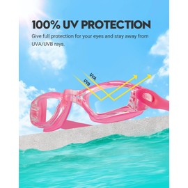 Vorshape Swim Goggles 2 Pack Anti Fog Swimming Goggles, No Leaking UV Protection Pool Goggles for Adult Men Women Youth ﻿