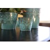 Robert Allen MPT01887 Fluer De Lis Series Metal Planter Flower