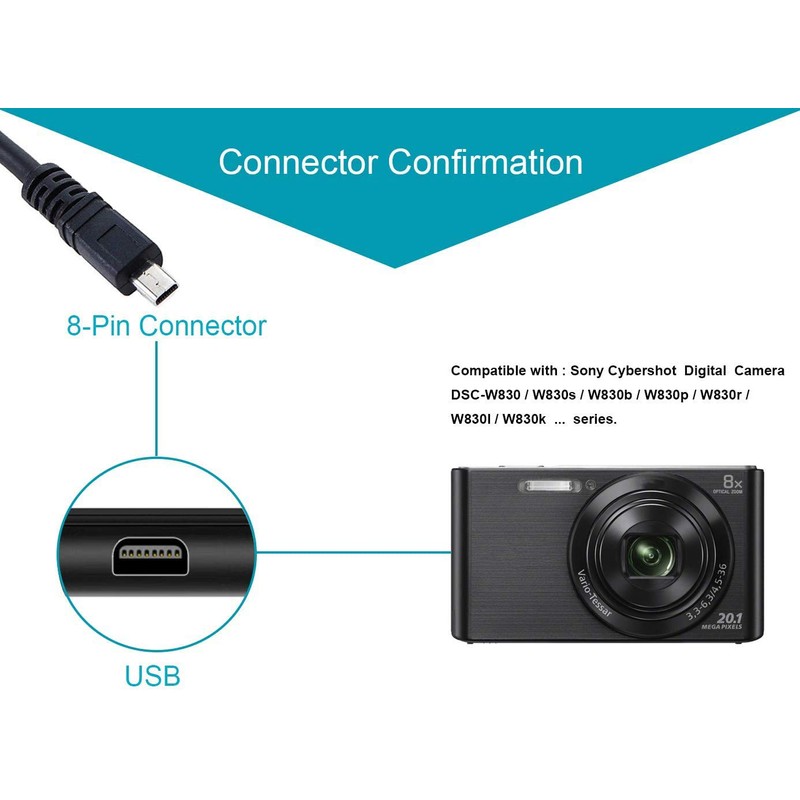 MaxLLTo - Adaptador de corriente de CA USB para cámara