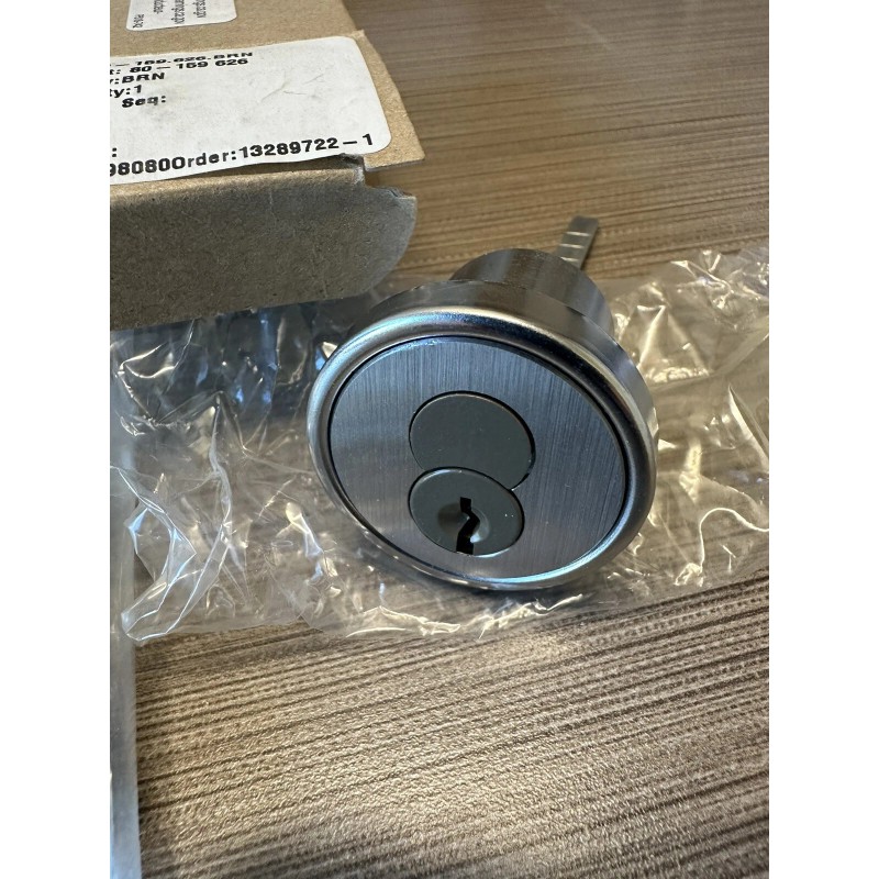 Schlage 80-159 x626 Rim Cylinder w/SFIC Brown Const. Core, No