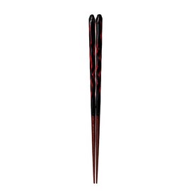 一双 日本製 箸 匠 彩技 墨流し 曙 23.5cm 38833