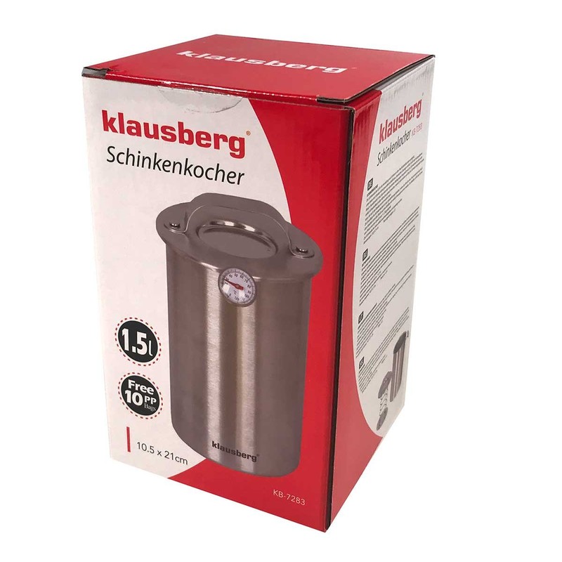 Klaus Berg KB-7283 Ham Cooking Pot Stainless Steel Ham Mould
