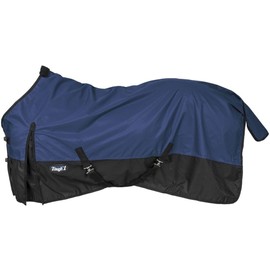Tough 1 Tough 1 600 Denier Waterproof Horse Sheet, Navy Blue, 75-Inch