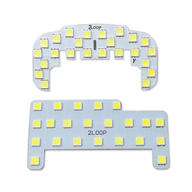 2LOOP 3-Chip SMD 2 Pieces R4.4~ [Type 5] Every Wagon DA17W Scrum Wagon DG17W LED Room Lamp Every Wagon - Pure White Light *For High Roof Only