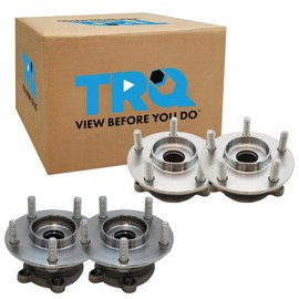 TRQ Wheel Hub Bearings Assembly Set Front & Rear Driver & Passenger Side Compatible with 2013-2022 Mazda CX-5