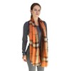 Basic Sense Luxurious Reversable Traditional Ombre Giant Tartan Checked Oversized