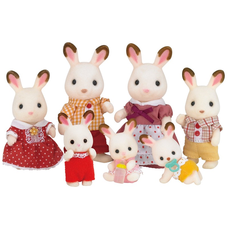The SYLVANIAN FAMILIES Doll syokorausagifamiri- Chocolat Bunny Boy