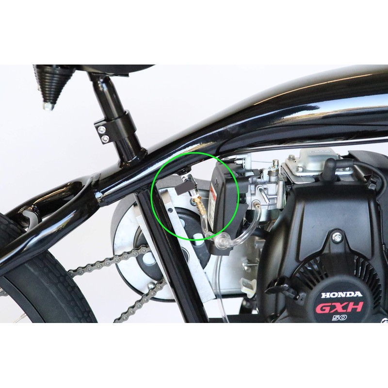 HELIO High Performance 2-Stroke/4-Stroke Motorized Bicycle Engine Gas Tank Threaded