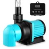 JEREPOND 3450GPH Aquarium Return pump with LCD display controller, DC