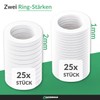 RAVENBOLD Fitting Rings for Room Doors [Practical Set of 50: