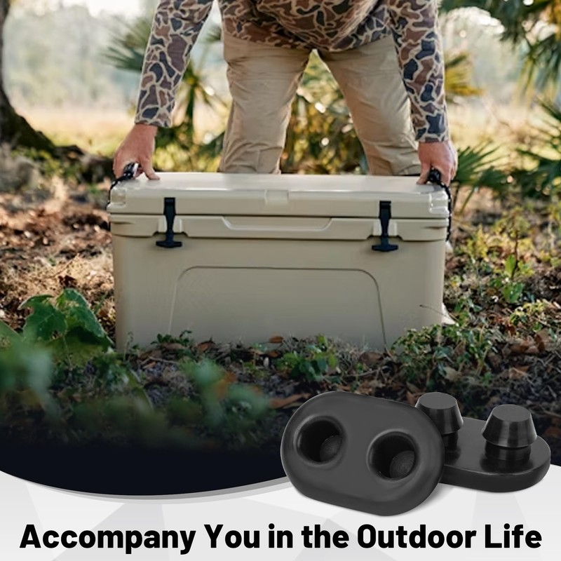 Omoojee Cooler Feet Replacement, Non-Slip Rubber Feet Compatible with RTIC
