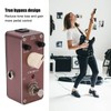 Chorus Effect Metal Guitar Monoblock Effector Pedal with LED Indicator