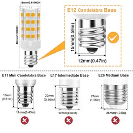 Dryer Drum Light Bulb 4w WE05X20431 LED Dryer Drum Light Bulb Replacement Fit for Hotpoint GE Whirlpool Kenmore,Replace WE4M305,WP339561,22002263,14200559,14201091,2 Pack (Warm White)